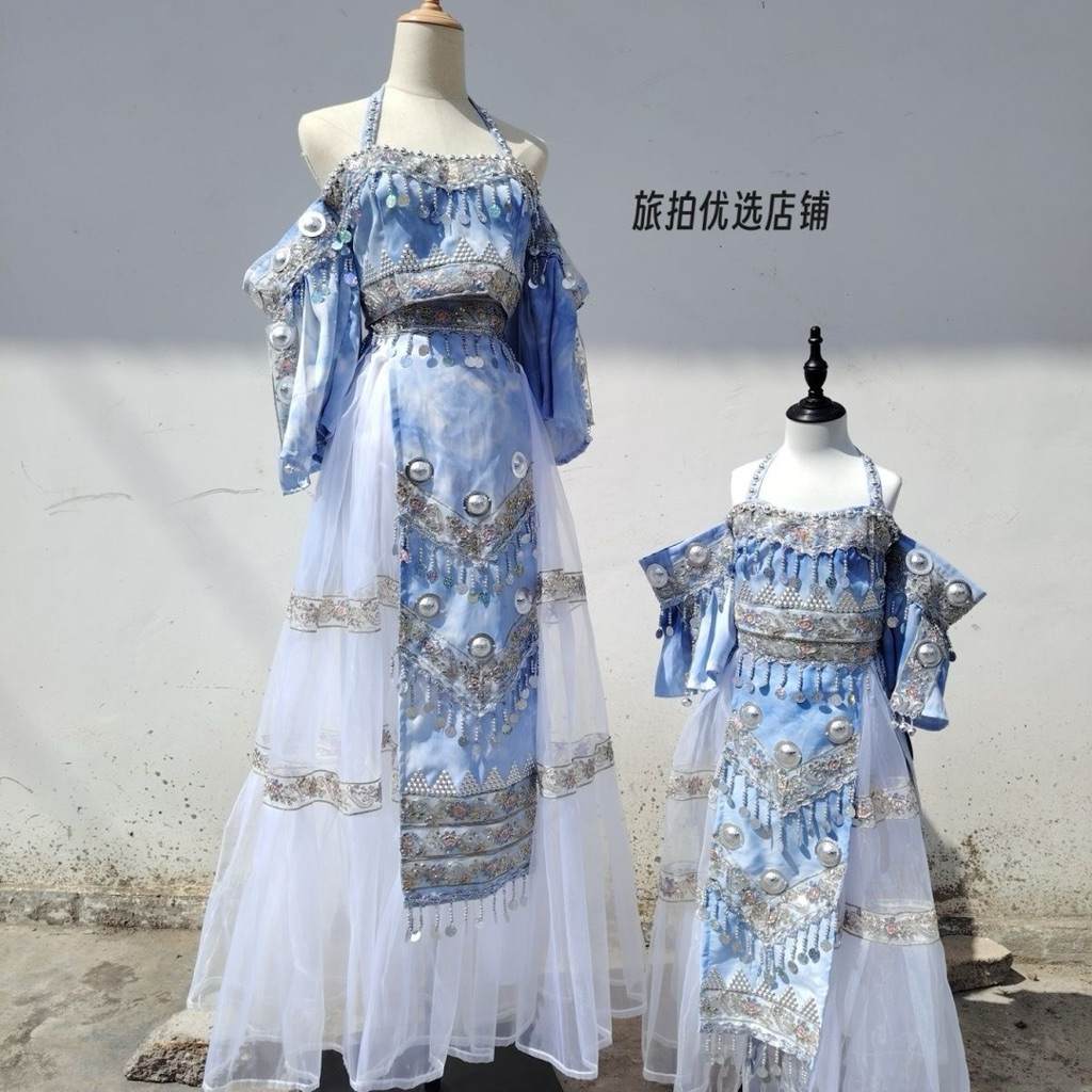 [Mẫu mới giá sốc] Trang Phục Miêu Cương Nữ và Trang Phục Miêu Cương Trẻ em