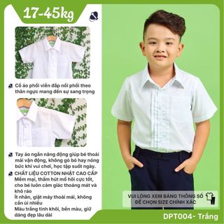 Bộ đồng phục học sinh nam Size cho bé từ 5 đến 12 tuổi tương đương 16kg đến 50kg