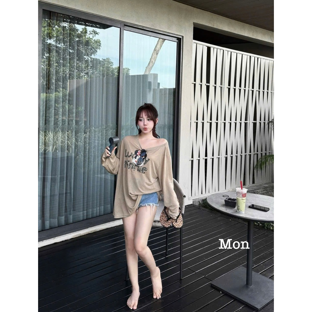 Set áo kèm dép mickey Qcl1 ORCHID.SHOP