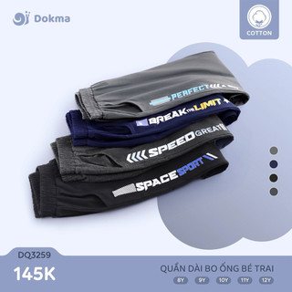  Quần Dài Bo Gấu DOKMA Dành Cho Bé Trai size 8 Tuổi Đến 12 Tuổi Chất Coton Mềm Mại Và Mỏng Nhẹ 