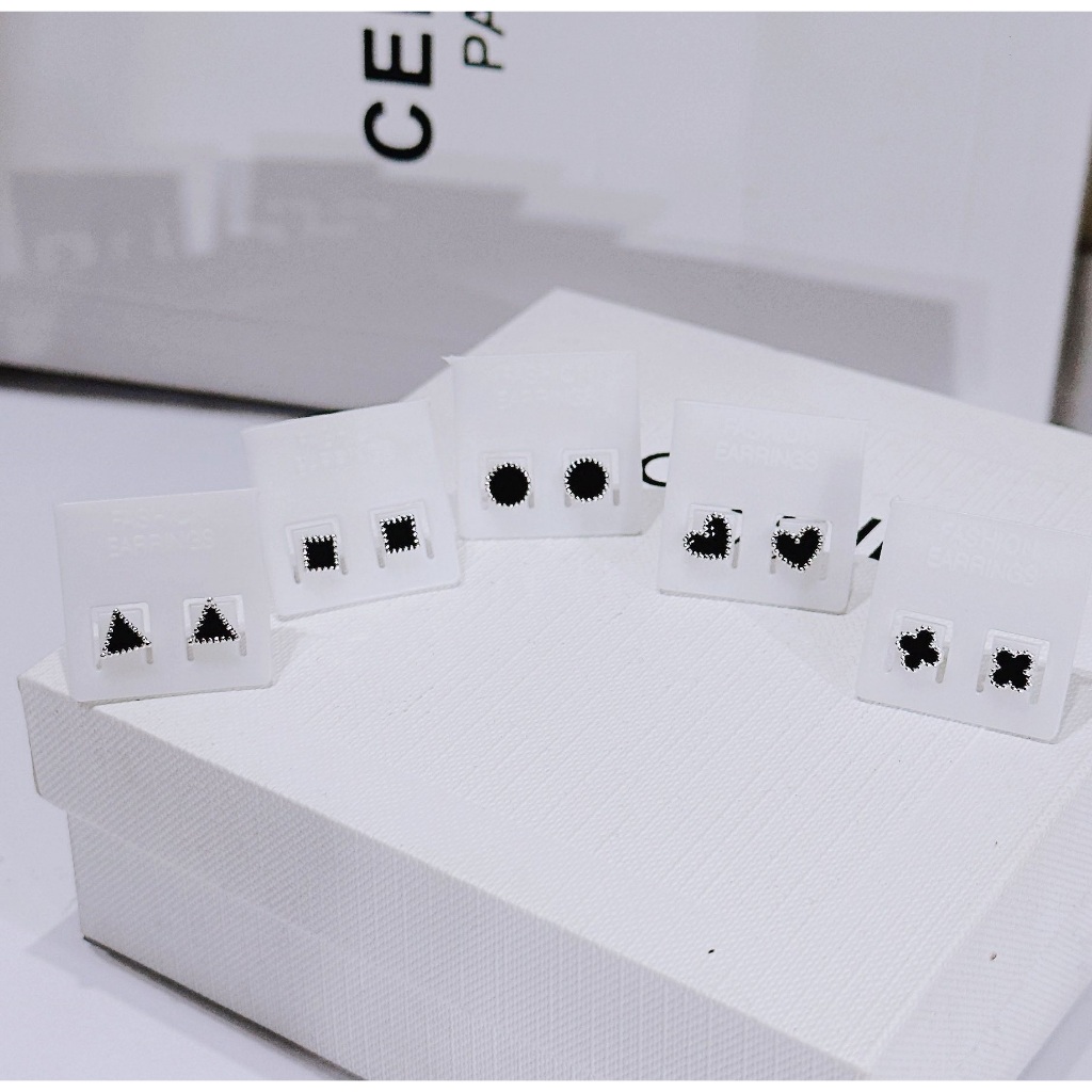 Bông tai nữ sơn nhỏ xinh bạc ta nam cũng đeo được