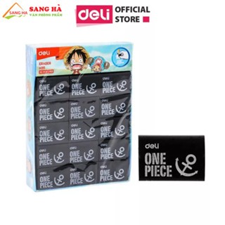 (Combo 5/10 )Gôm Tẩy Chì 4B Deli One Piece H311 - H310 – Tẩy Sạch Êm, Họa Tiết Anime Cực Chất '