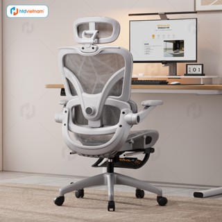 [HTD 927 Pro] Ghế công thái học full lưới nâng đỡ điều chỉnh theo từng chuyển động cơ thể, ngả lưng 145 độ, tựa đầu 6D