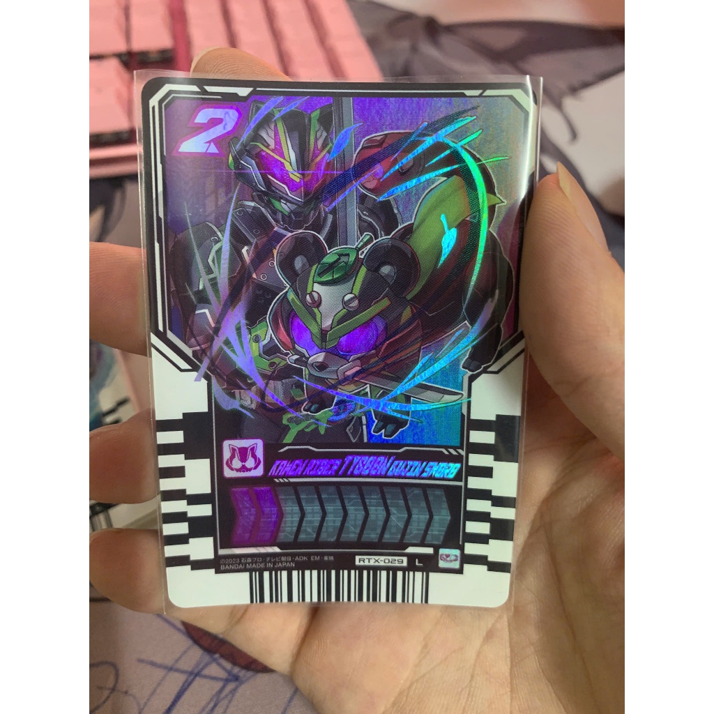 [TẶNG SLEEVE] THẺ BÀI RIDE CHEMY CARD KAMEN RIDER TYCOON BUJIN SWORD FINAL FORM - LEGEND RIDER CHÍNH