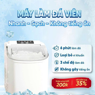  Máy làm đá siêu tốc Xiaomi-HICON mini gia đình công suất 105W - Tủ làm đá nhanh tức thì Hicon chỉ với 5 phút 