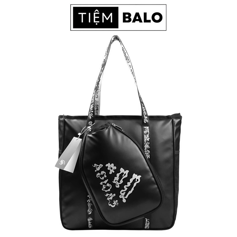 Túi Tote DAS Đựng Vợt PICKLEBALL Size 36x36x10 Cm Chất Liệu Da Si Cao Cấp Chống Thấm Dây Đeo Chắc Chắn TIỆM BALO NÈ