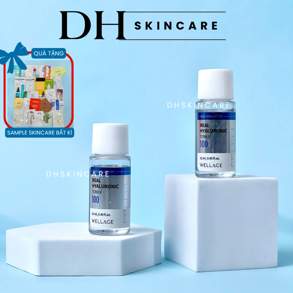 Kem Dưỡng Wellage HA Xanh Dương Minisize 20ml - Kem Chống Nắng Wellage 10ml Dhskincare