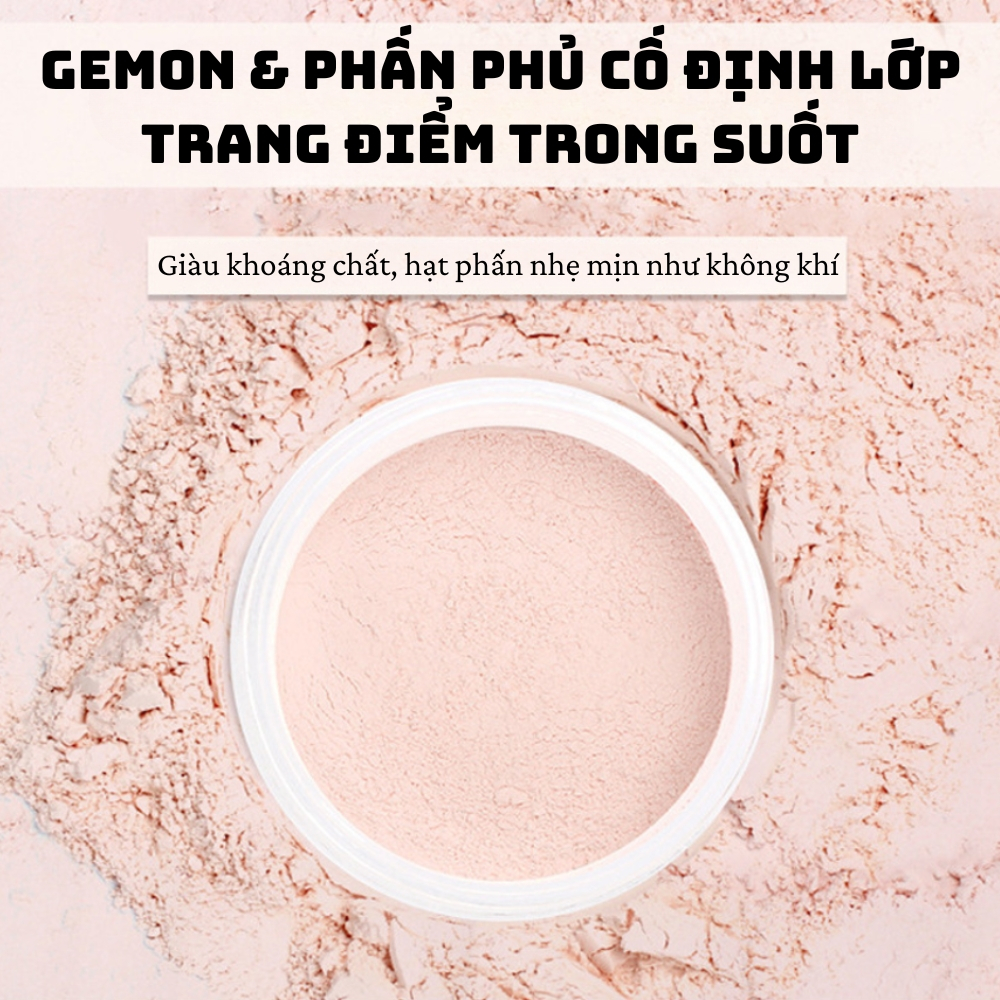 Ảnh 2 của Phấn phủ dạng bột, dạng nén BEABIAI kiềm dầu, làm sáng da, giữ lớp trang điểm hoàn hảo
