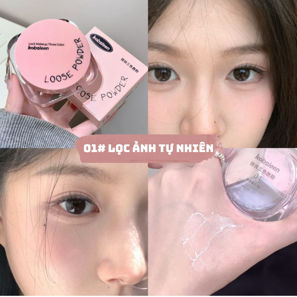 Ảnh 7 của Phấn phủ dạng bột, dạng nén BEABIAI kiềm dầu, làm sáng da, giữ lớp trang điểm hoàn hảo