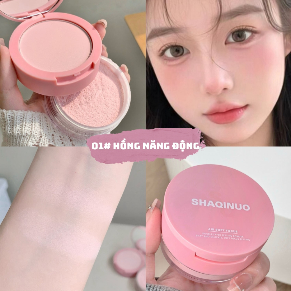 Ảnh 6 của Phấn phủ dạng bột, dạng nén BEABIAI kiềm dầu, làm sáng da, giữ lớp trang điểm hoàn hảo