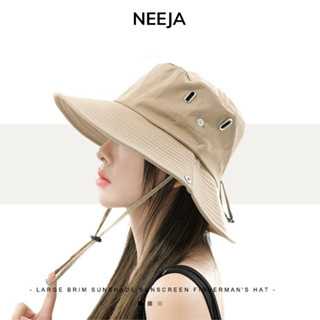 Mũ Bucket Vành Nhỡ NEEJA 3 Màu Cá Tính Chống Tia UV, Nón Dã Ngoại Leo Núi nam nữ