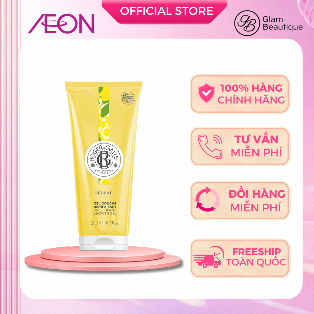 GEL TẮM ROGER & GALLET CÁC LOẠI 200ML Glam Beautique