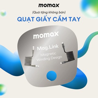 Quạt Cầm Tay Momax - Mini Gấp Gọn, Họa Tiết Tinh Tế, Phong Cách Thời Trang, Chất Liệu Giấy Cao Cấp