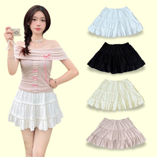  Chân váy 2 tầng kiểu bèo DaaLaa Store dáng xòe phong cách xinh xắn dễ thương C075 