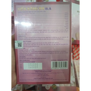 VIÊN UỐNG SÁNG DA ILA [ HỘP 30 VIÊN ] DATE MỚI sx Tháng 8/2027