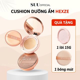 [TẶNG LÕI 15G] Cushion HEXZE Dưỡng Ẩm Kiềm Dầu Nâng Tone 15G Mỏng Nhẹ Tự Nhiên Phấn Nước Lâu Trôi Phù Hợp Mọi Tone Da