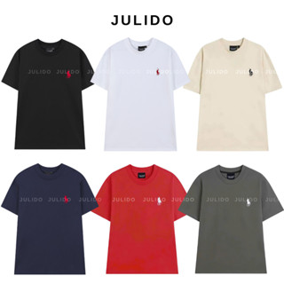 Áo phông trơn cotton Nam logo thêu chất Cotton  , chuẩn form, trẻ trung, thanh lịch