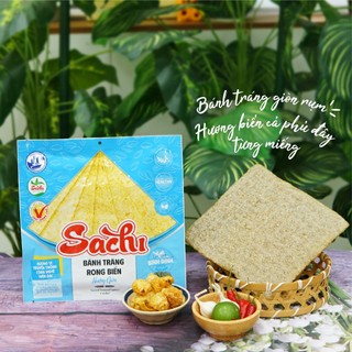 [GÓI LẺ 70G] Bánh Tráng Nướng Giòn Sachi Vị Rong Biển Thơm Béo Giòn Tan Ăn Vặt Kèm Gỏi, Mì Quãng Healthy Dinh Dưỡng