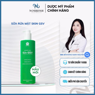  Sữa Tắm Sữa Rửa Mặt Skin GSV Dành Cho Mọi Loại Da Giúp Làm Sạch Dầu Nhờn Bụi Bẩn Trên Da 500ml 
