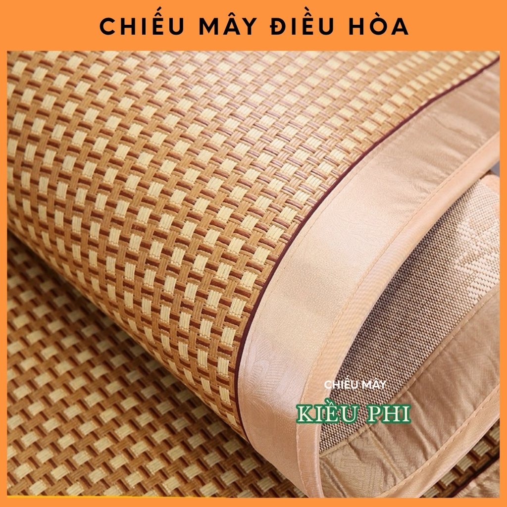 Chiếu Điều Hòa Sợi Mây Mát Lạnh - Loại Dầy Sợi Mây Tổng Hợp Cao Cấp, Chiếu Điều Hòa, Giường Bộ Đội