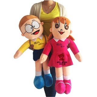 GẤU BÔNG DOREMON SIZE LỚN ẢNH THẬT ĐỒ CHƠI THÚ BÔNG NOBITA XUKA