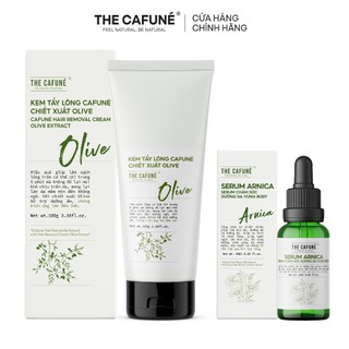  Combo Triệt Lông Nách Cafuné | Kem Tẩy Lông Nách Cafuné  100ml  Và Serum Arinica  20ml  