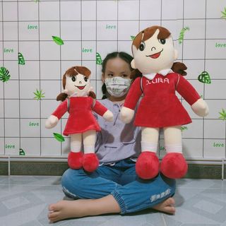 (tặng gấu bông coca) Gấu bông búp bê XUKA NOBITA mẩu mới vải đẹp cao cấp