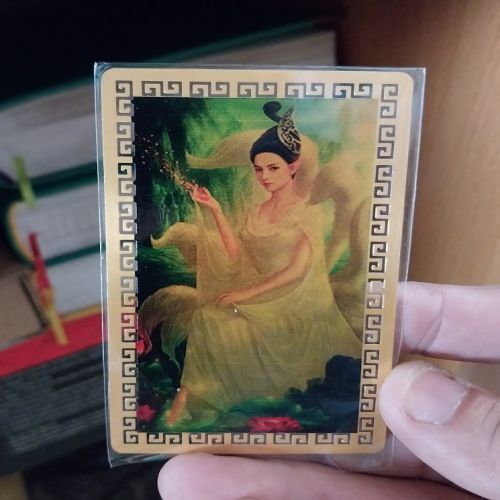 kim bài linh phù cửu vĩ hồ ly