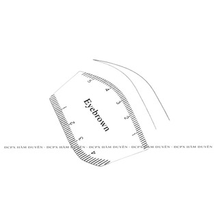 Thước đo mày Eyebrown - DCPX HÀM DUYÊN