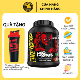  Mutant Iso Surge 5lbs  2,27kg  - Đạm whey protein isolate hổ triện phát triển cơ bắp 