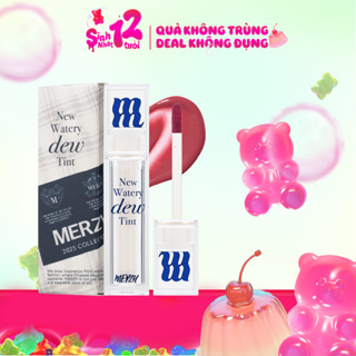 [New Dew] Son Tint Bóng Dạng Thạch, Lâu Trôi Cho Đôi Môi Ẩm Mịn Hàn Quốc Merzy The Watery Dew Tint 4g