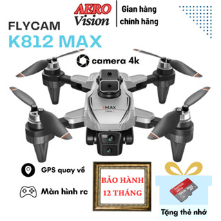 Plycam K812 MAX, Tránh Chướng Ngại Vật, Động Cơ Không Chổi Than Bay Ổn Định, Tự Động Bay Về, Flycam
