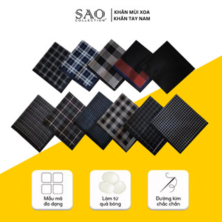 Khăn Tay Nam Thấm Hút Mồ Hôi, Khăn Mùi Xoa Bỏ Túi Tiện Lợi Cho Nam (KMX-L9)