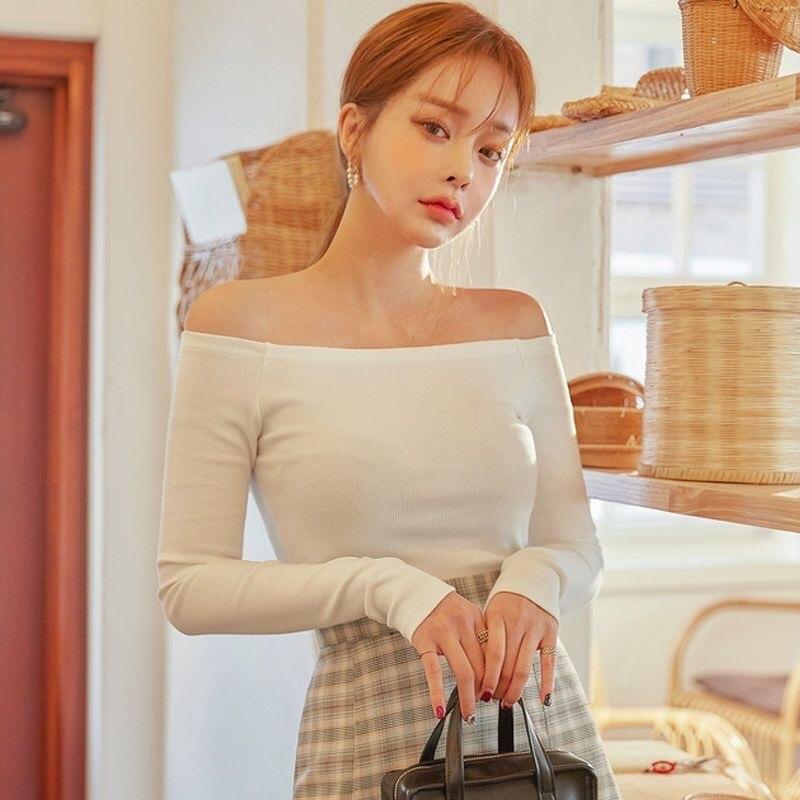 Áo Trễ Vai Dài tay sang trọng, Cá Tính, Dễ phối đồ. Tú Linh Clothing Cotton | BigBuy360 - bigbuy360.vn