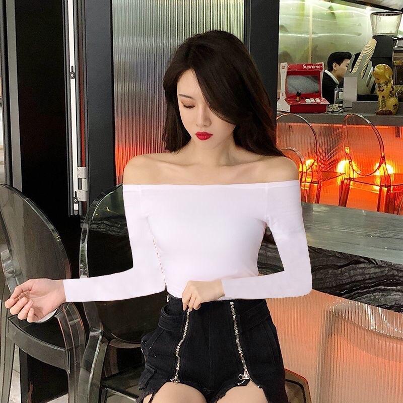 Áo Trễ Vai Dài tay sang trọng, Cá Tính, Dễ phối đồ. Tú Linh Clothing Cotton | BigBuy360 - bigbuy360.vn