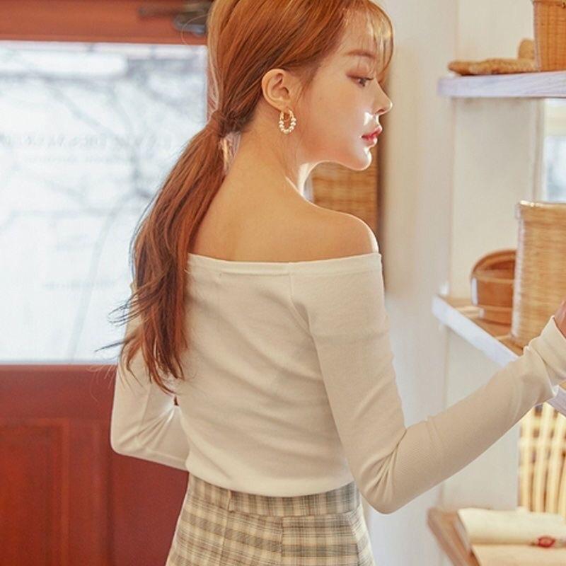Áo Trễ Vai Dài tay sang trọng, Cá Tính, Dễ phối đồ. Tú Linh Clothing Cotton | BigBuy360 - bigbuy360.vn