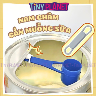  Nam châm gắn thìa sữa bột chống rơi dụng cụ giữ thìa sữa gọn sạch tiện lợi Tiny Planet 