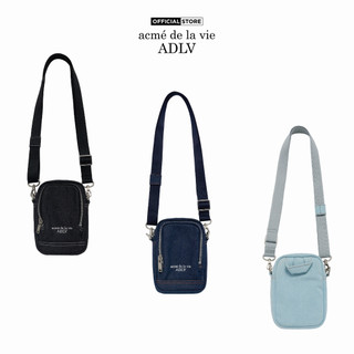 Túi Đeo Chéo ADLV Essential Denim màu đen/xanh đậm/xanh da trời - Hàng chính hãng