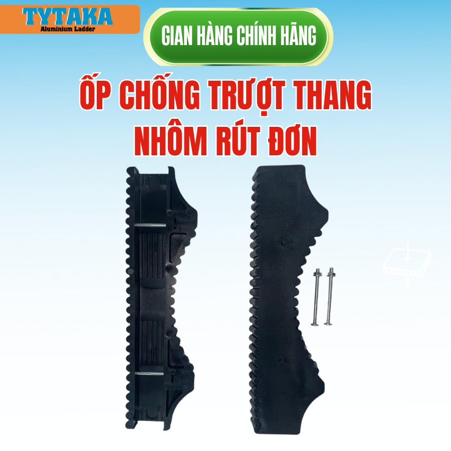 Ốp cao su chống trượt thang rút đơn Nikita, Sumika, Nakata, Nikawa siêu rẻ