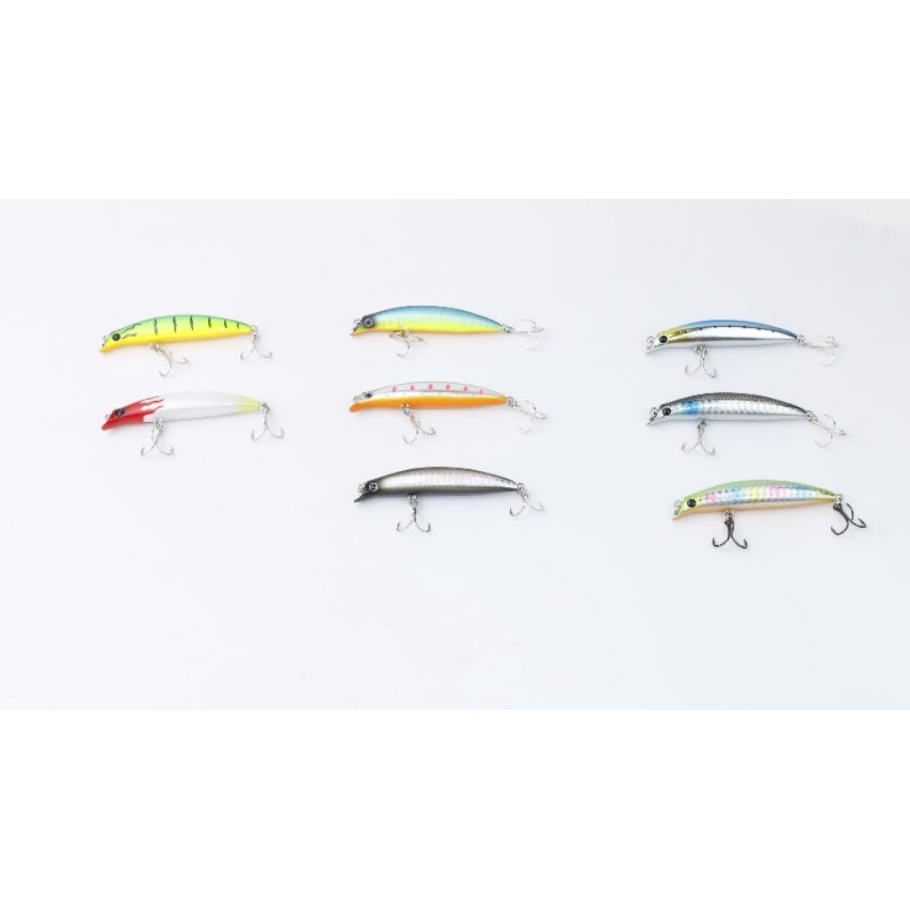 mồi câu lure hirushima 75 chuyên câu chẽm măng chét nhồng tráp cá hồng..