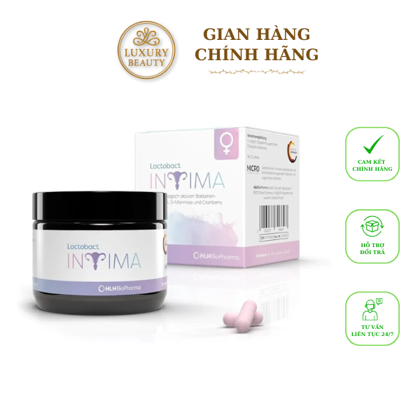 Viên Uống Lactobact Intima Hỗ Trợ Bổ Sung Men Vi Sinh Cho Phụ Nữ Từ Đức 60 Viên