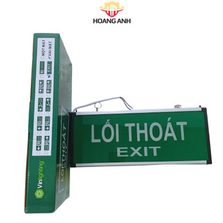 Đèn exit chỉ dẫn thoát hiểm,  giúp định hướng lối đi, đường thoát hiểm khi mất điện, dùng trong trung cư, nhà cao tầng,.