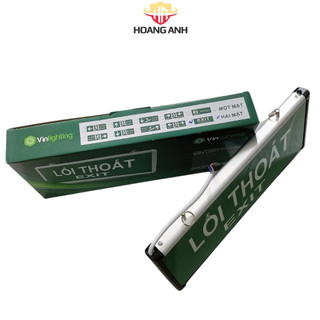 Đèn exit chỉ dẫn thoát hiểm,  giúp định hướng lối đi, đường thoát hiểm khi mất điện, dùng trong trung cư, nhà cao tầng,.