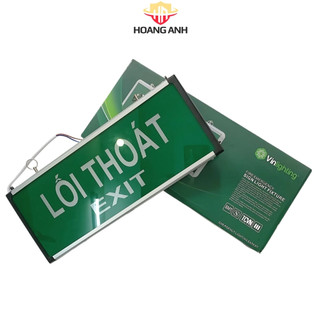 Đèn exit chỉ dẫn thoát hiểm,  giúp định hướng lối đi, đường thoát hiểm khi mất điện, dùng trong trung cư, nhà cao tầng,.