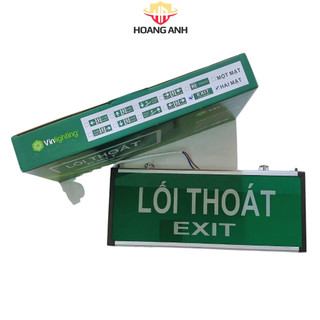 Đèn exit chỉ dẫn thoát hiểm,  giúp định hướng lối đi, đường thoát hiểm khi mất điện, dùng trong trung cư, nhà cao tầng,.
