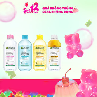 Nước Tẩy Trang làm Sạch Sâu, Ngừa Mụn, Sáng Da Garnier Micellar Cleansing Water 400ml