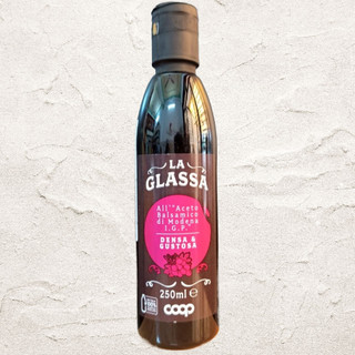 COOP < Chai 250ml > SỐT KEM GIẤM GLAZE MODENA BALSAMIC / Ý / Densa & Gutosa Aceto Balsamico