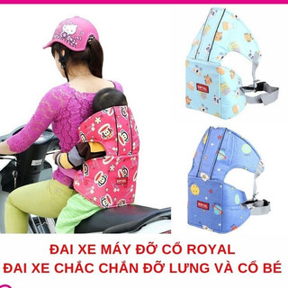 🏵️FREESHIP🏵️ Combo 5 Đai xe máy có đỡ cổ cho bé