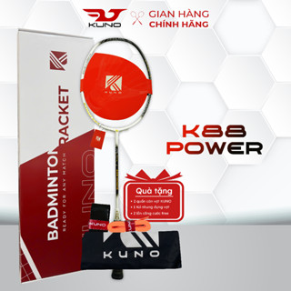  Vợt Cầu Lông Chính Hãng KUNO K88 Power 4U Công Thủ Toàn Diện Hơi Thiên Công - Căng Sẵn 11kg 