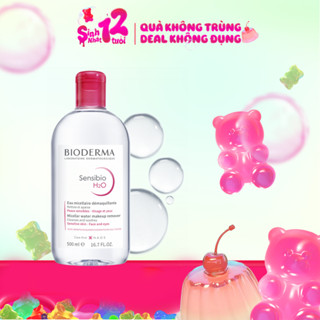 Nước Tẩy Trang Làm Sạch Sâu Cho Da Dầu, Da Nhạy Cảm, Giảm Mụn Bioderma Sebium Và Sensibio H2O 100ml